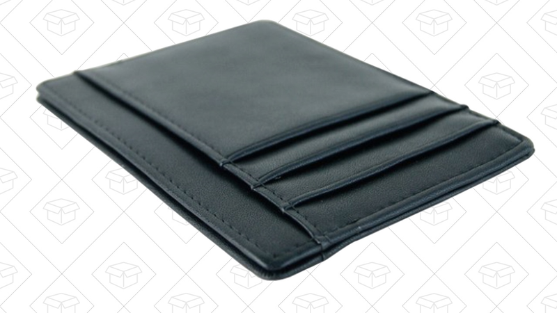 RFID Blocking Front Pocket Leather Wallet, $6 with code KQ8LGLCN